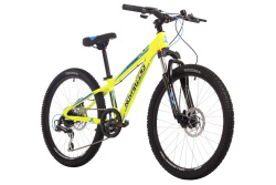 Велосипед Novatrack Extreme HD 24" (2024), рама 11" (130-155 см), зеленый Велосипед Novatrack Extreme HD 24" (2024), рама 11" (130-155 см), зеленый