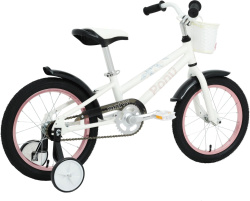 Велосипед Welt Pony 16 (2023) (98-110 см), белый