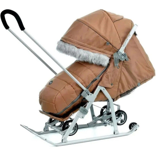 Коляска комбинированная НИКА Детям 7-5SK, бежевый, НД7-5SK/БЖ