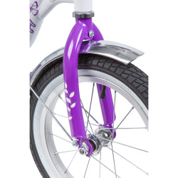 Велосипед NOVATRACK BUTTERFLY 14" (2019), рама 9" (98-110 см), фиолетовый Велосипед NOVATRACK BUTTERFLY 14" (2019), рама 9" (98-110 см), фиолетовый