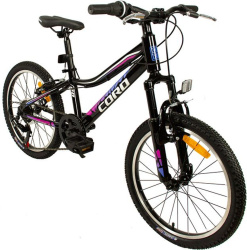 Велосипед Cord Mint Стандарт 20" (2023) (110-130 см), черный