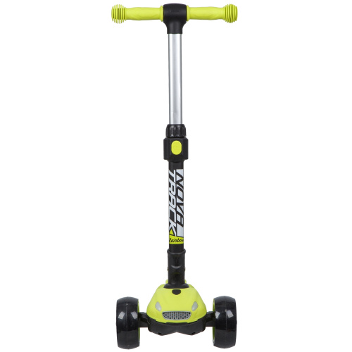 Самокат-кикборд Novatrack RainBow Car Boy Pro (2020), лимонный