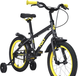 Велосипед Stark Foxy Boy 16 (2024) (98-110 см), черный Велосипед Stark Foxy Boy 16 (2024) (98-110 см), черный