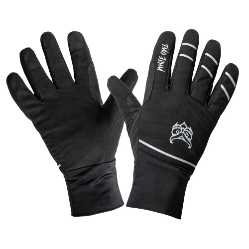 Перчатки зимние White Owl 12-36603, флисовые, утепленные, черный