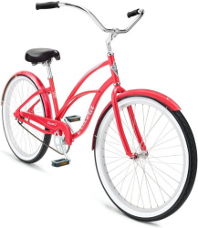 Велосипед Electra Cruiser 1 Step Thru, рама M (165-175 см), красный