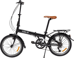Велосипед WELS Folio 20-7, рама 12", черный