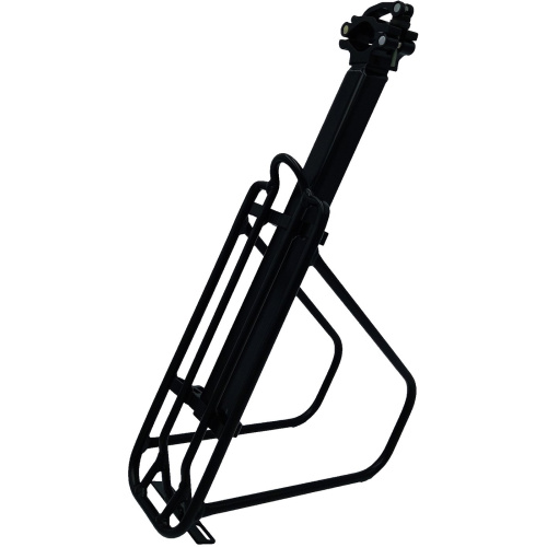 Багажник Ostand CD-28QR, c подседельными с дугами, алюминий, до 10кг, для штыря, черный, 6-128