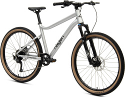 Велосипед Hagen Teen Pro 26 AIR (2024), рама XS (130-155 см), серебристый