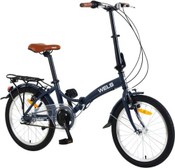 Велосипед WELS Compact Nexus 20-3 2.0, рама 12", синий Велосипед WELS Compact Nexus 20-3 2.0, рама 12", синий