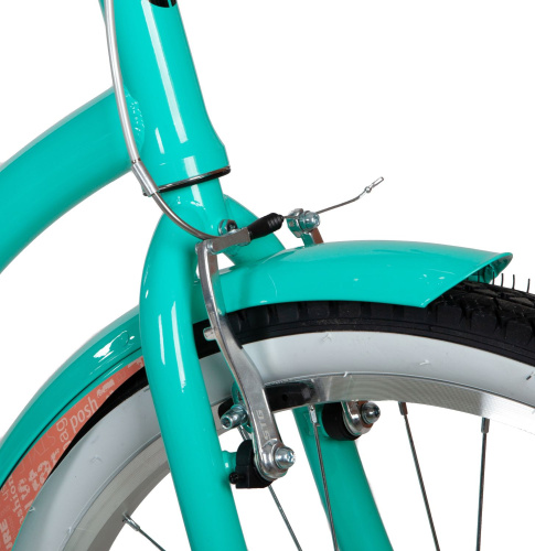 Велосипед STINGER CRUISER Lady 26" (2021), рама 16" (155-165 см), зеленый