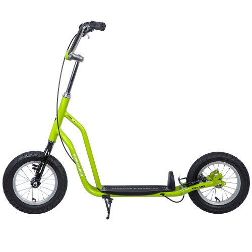 Самокат внедорожный Novatrack Stamp N1 12" (2018), зеленый