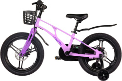 Велосипед Maxiscoo Air Pro 18" (2024) (110-130 см), фиолетовый Велосипед Maxiscoo Air Pro 18" (2024) (110-130 см), фиолетовый