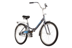 Велосипед Foxx Shift 24" (2024), рама 13.5" (130-155 см), серый Велосипед Foxx Shift 24" (2024), рама 13.5" (130-155 см), серый