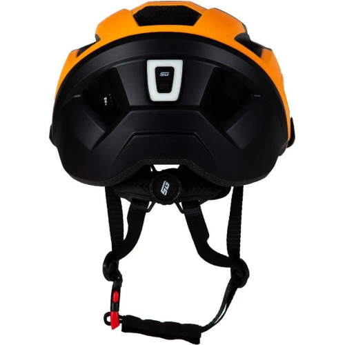 Шлем STG TS-39 с козырьком и фонарем, оранжевый