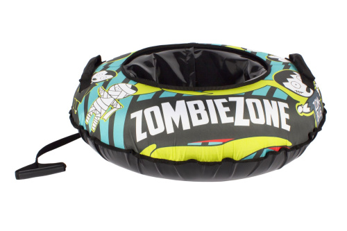 Тюбинг Snowstorm BZ-90_ZOMBIEZONE, 90 см, зеленый-черный