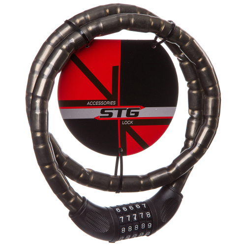 Велозамок STG TY228 кодовый 18 мм х 120 см