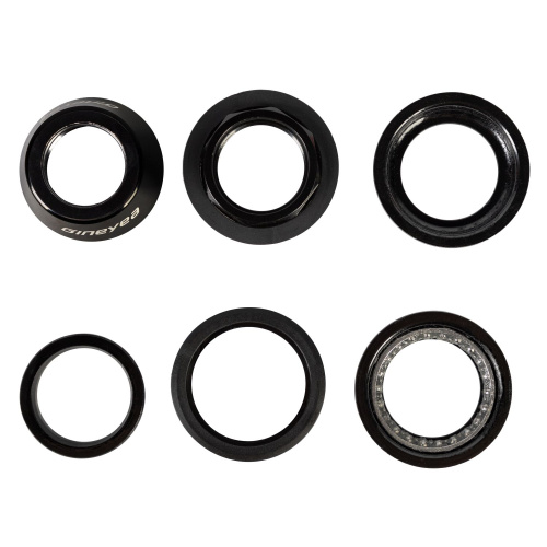 Рулевая колонка Gineyea GH-818D, конусная, 1 1/8", 28.6/44-30/44, черный