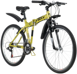 Велосипед Foxx ZING H1 26" (2020), зеленый