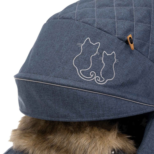 Санки-коляска комбинированная НИКА Joy every day1, синий