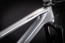Велосипед CUBE STEREO 140 HPC SL 27.5" (2021), рама M (165-175 см), серый