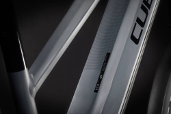 Велосипед CUBE TOURING HYBRID ONE 400 28" (2021), рама 46 см, серый