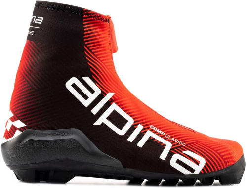 Лыжные ботинки Alpina для классического хода Comp Classic, 5372-1B, красный