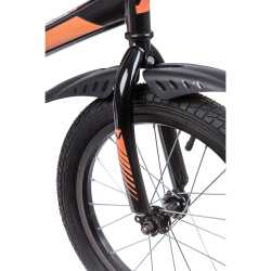 Велосипед NOVATRACK JUSTER 16" (2019), рама 10.5" (98-110 см), черный Велосипед NOVATRACK JUSTER 16" (2019), рама 10.5" (98-110 см), черный